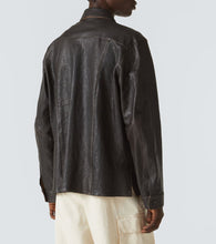 Our Legacy Welding leather overshirt