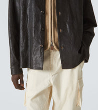 Our Legacy Welding leather overshirt