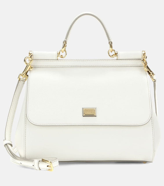 Dolce&Gabbana Miss Sicily Medium leather shoulder bag. Shop Dolce&Gabbana Top-Handle Bags for women now.