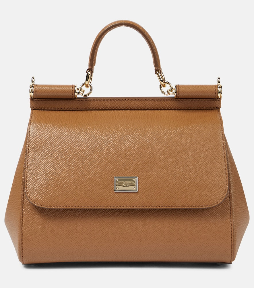 Dolce&Gabbana Sicily Large leather shoulder bag - Dolce&Gabbana Sicily 大号皮革单肩包