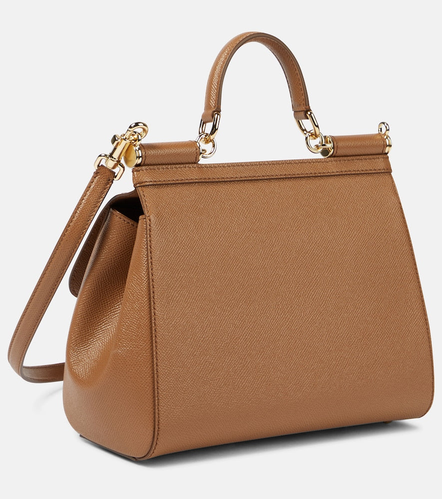 Dolce&Gabbana Sicily Large leather shoulder bag