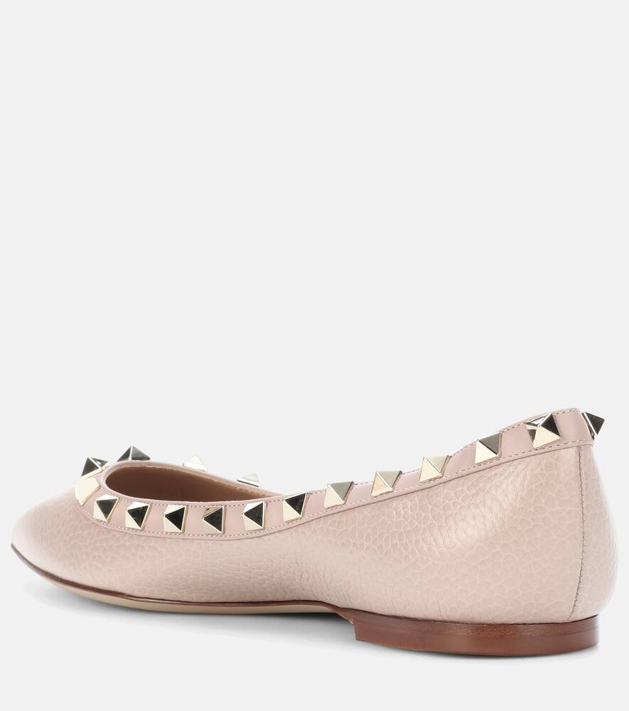 Valentino Garavani Rockstud leather ballet flats
