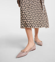 Valentino Garavani Rockstud leather ballet flats