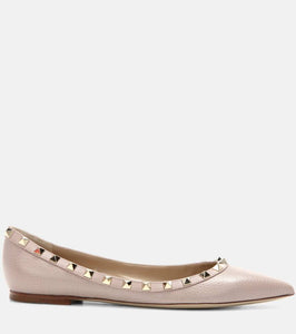 Valentino Garavani Rockstud leather ballet flats