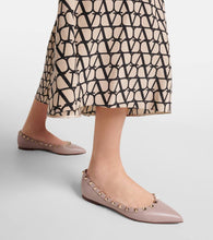 Valentino Garavani Rockstud leather ballet flats