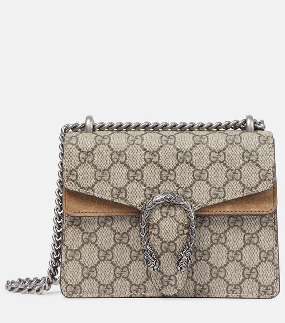 Gucci Dionysus GG Supreme Mini shoulder bag. Shop Gucci Crossbody Bags for women now.