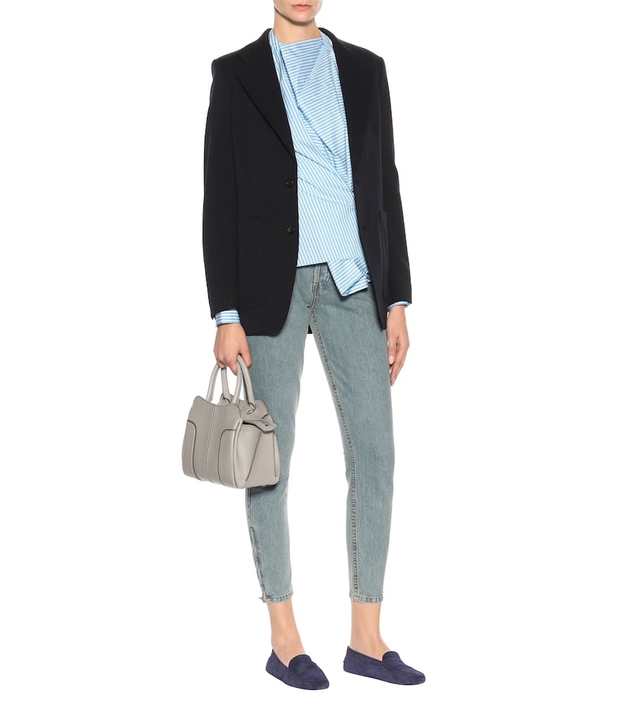 Tod's Gommino suede loafers