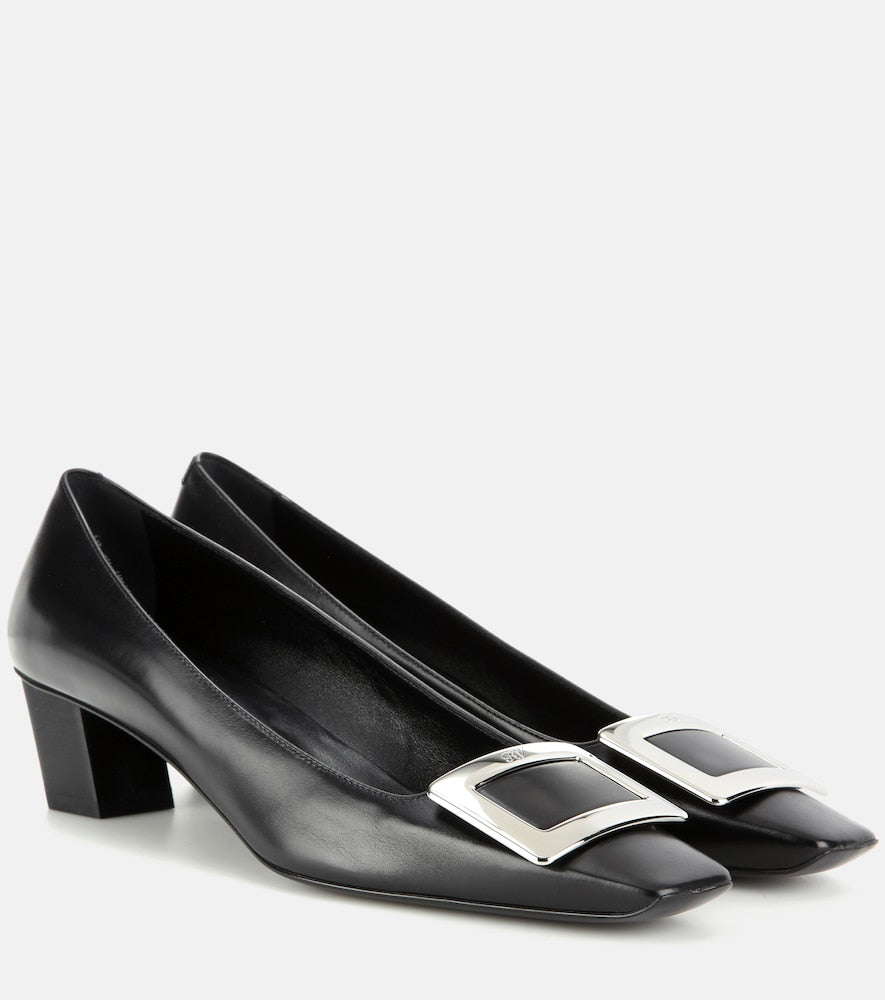 Roger Vivier Belle Vivier leather pumps - Roger Vivier Belle Vivier 皮革高跟鞋