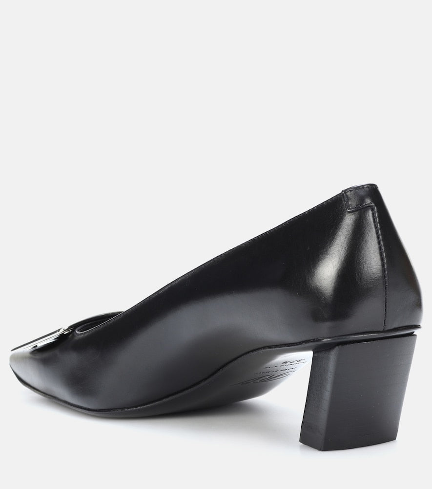 Roger Vivier Belle Vivier leather pumps