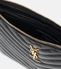 Saint Laurent Cassandre matelass√É¬© leather pouch
