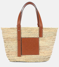 Loewe Medium leather-trimmed basket tote. Shop Loewe Tote Bags for women now.