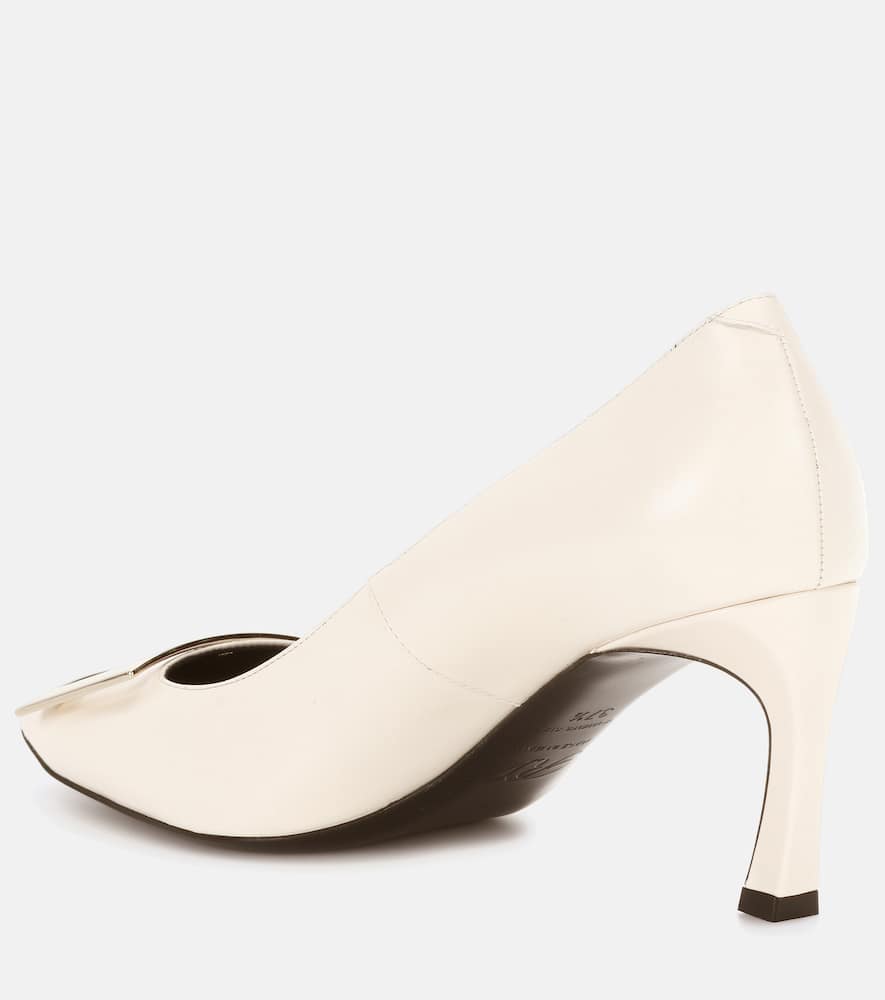 Roger Vivier Belle Vivier Trompette leather pumps
