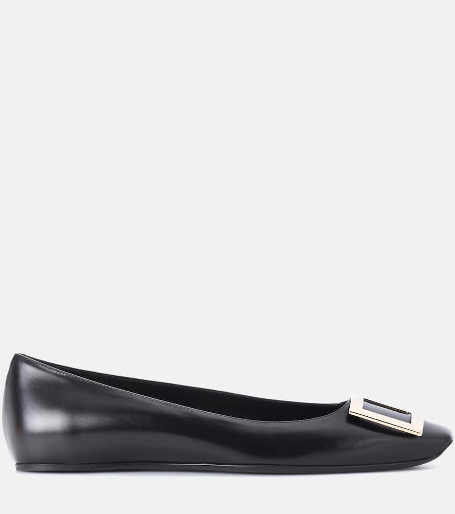 Roger Vivier Belle Vivier leather ballet flats