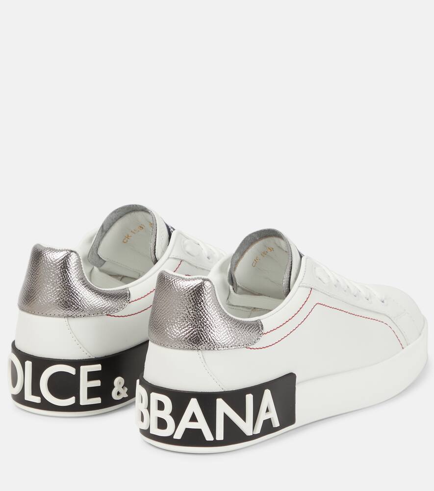 Dolce&Gabbana Portofino leather sneakers