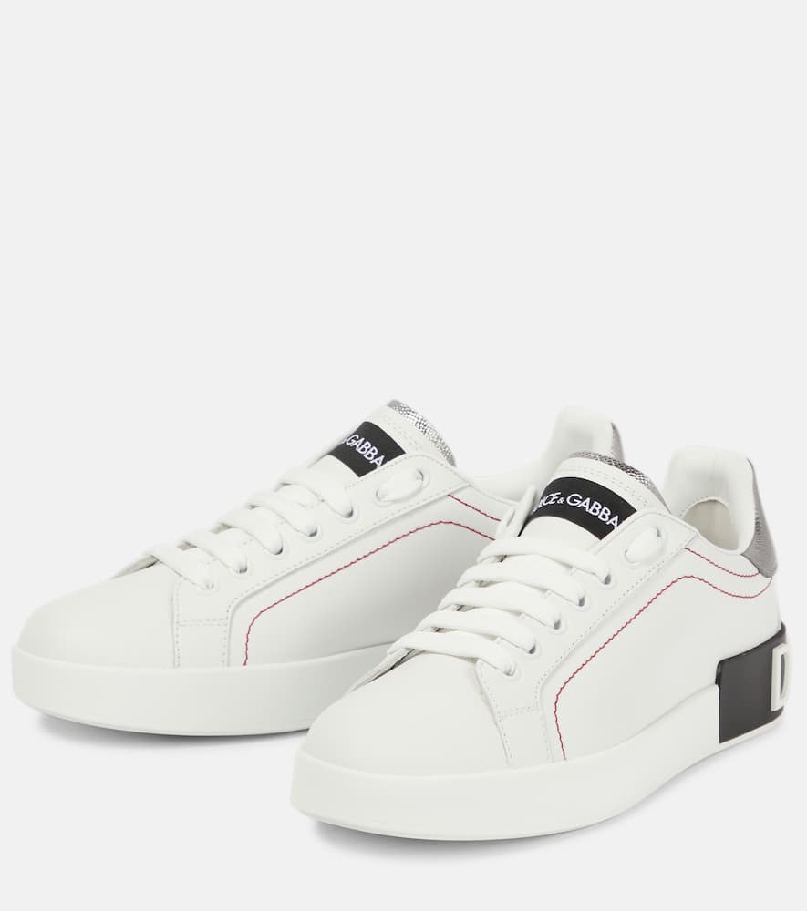 Dolce&Gabbana Portofino leather sneakers