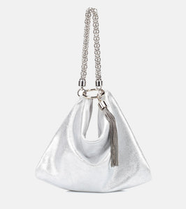 Jimmy Choo Callie metallic leather clutch. Shop Jimmy Choo Clutches for women now.