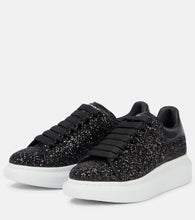Alexander McQueen Oversized embellished leather sneakers