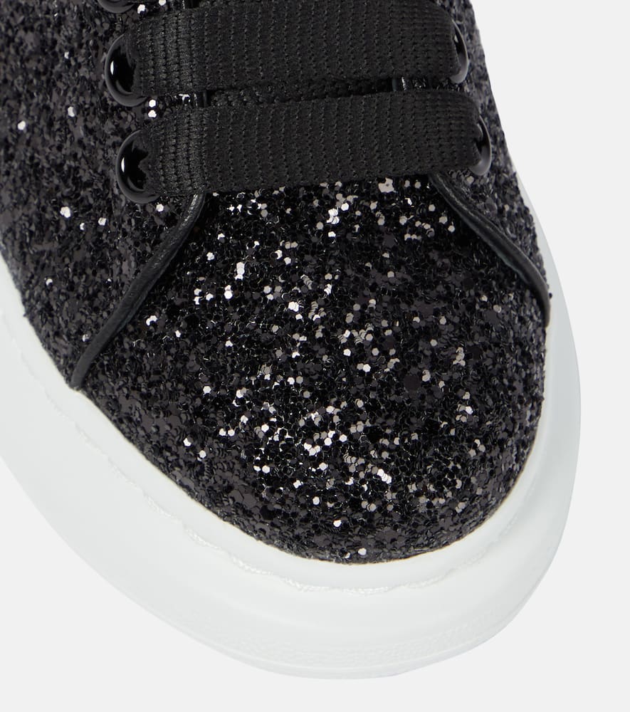Alexander McQueen Oversized embellished leather sneakers