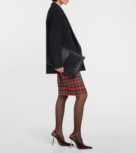 Saint Laurent Cassandre matelass√É¬© leather clutch