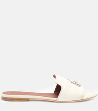 Loro Piana Summer Charms suede slides