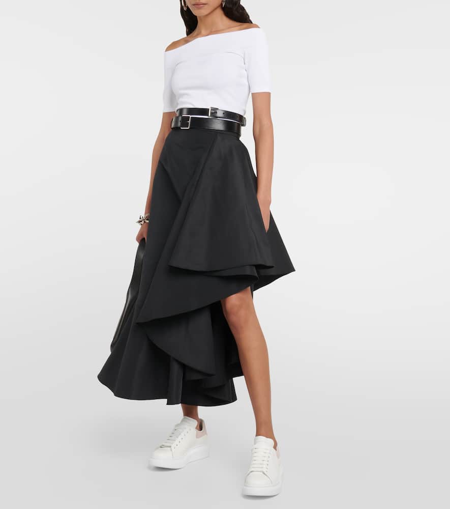 McQueen Oversized leather sneakers