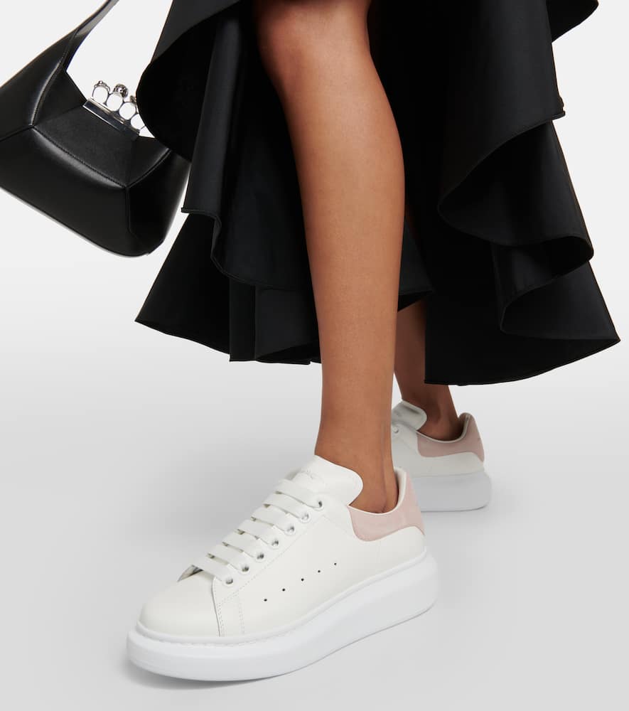 McQueen Oversized leather sneakers