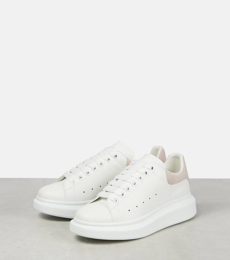 McQueen Oversized leather sneakers
