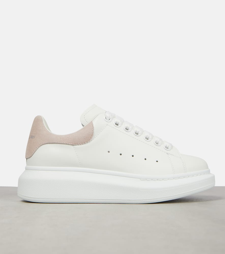 McQueen Oversized leather sneakers