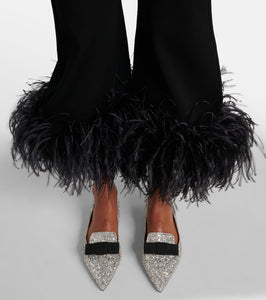 Jimmy Choo Gala glitter ballet flats