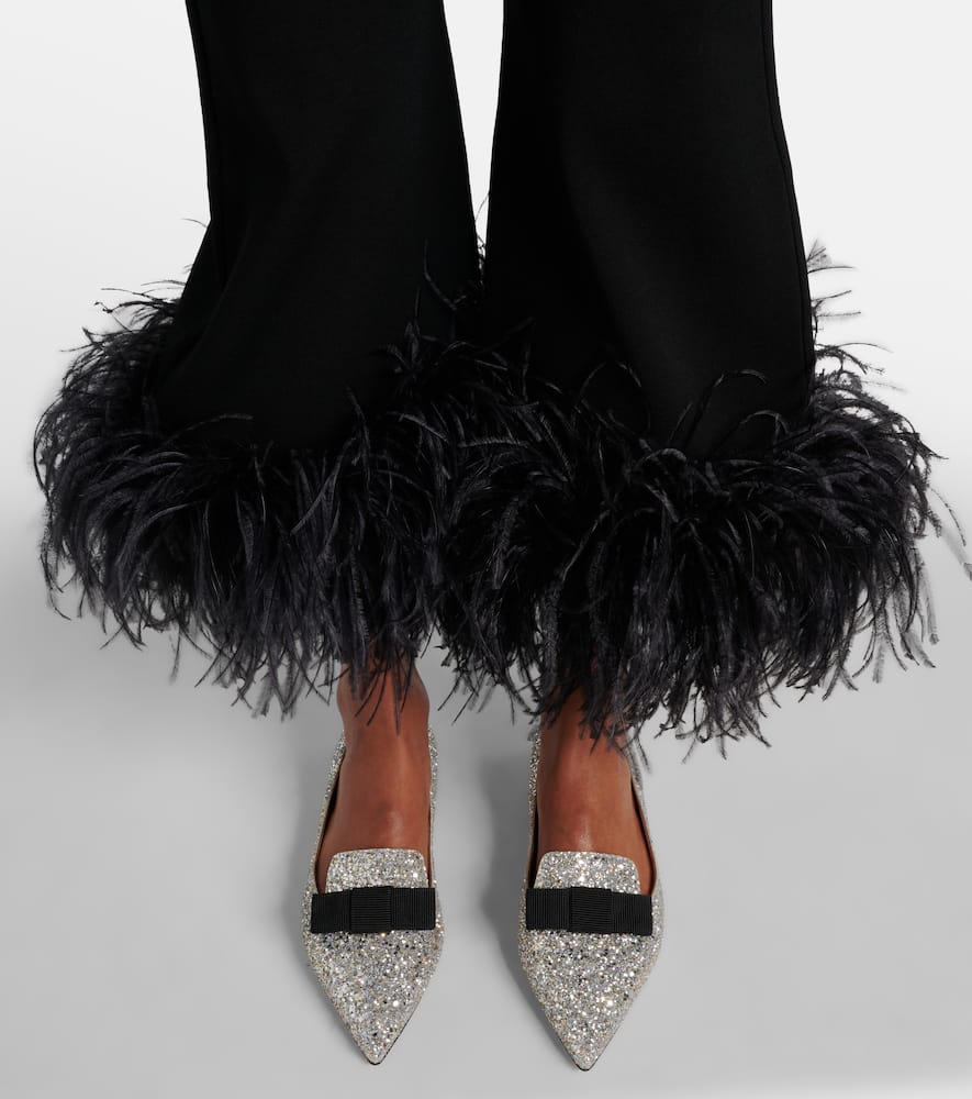 Jimmy Choo Gala glitter ballet flats