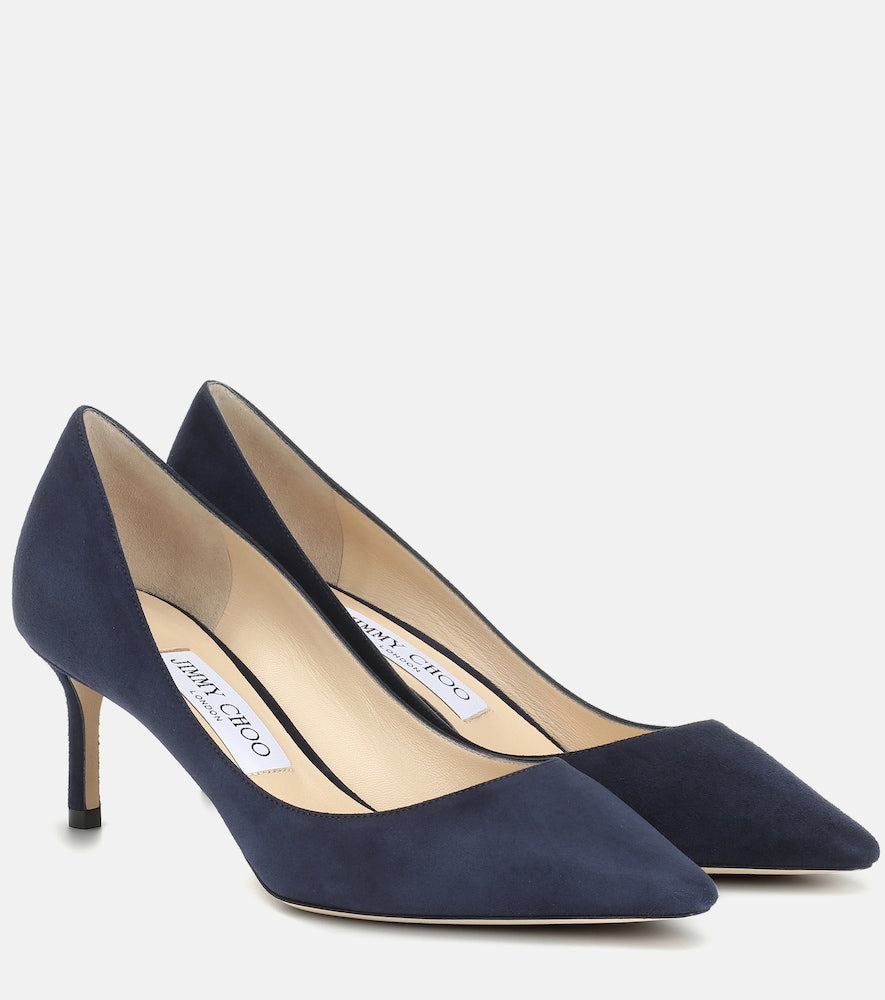 Jimmy Choo Romy 60 suede pumps - Jimmy Choo Romy 60 麂皮高跟鞋