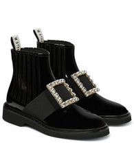 Roger Vivier Viv' Rangers patent leather ankle boots