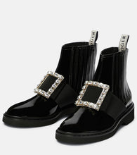 Roger Vivier Viv' Rangers patent leather ankle boots