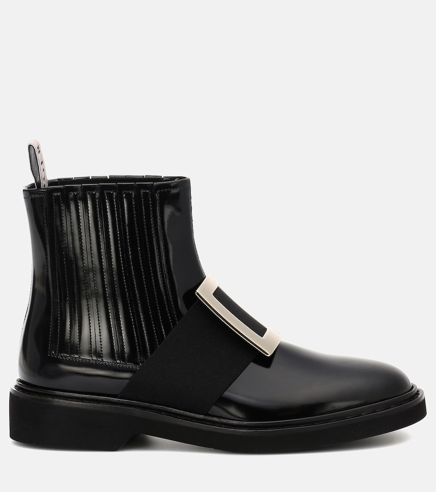 Roger Vivier Chelsea Viv' leather ankle boots