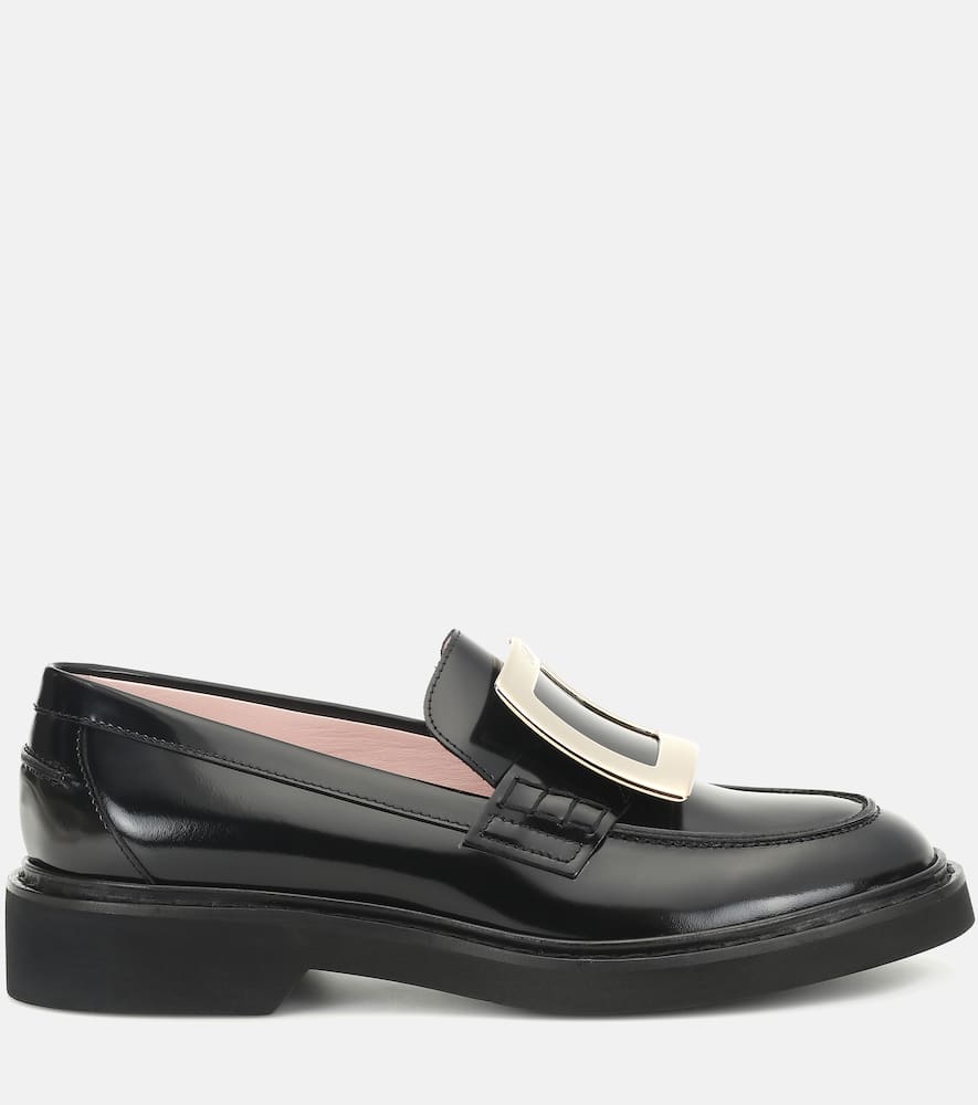 Roger Vivier Viv' Rangers patent leather loafers