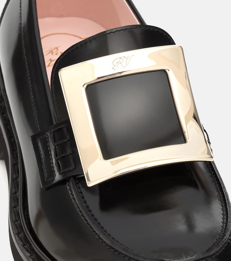Roger Vivier Viv' Rangers patent leather loafers