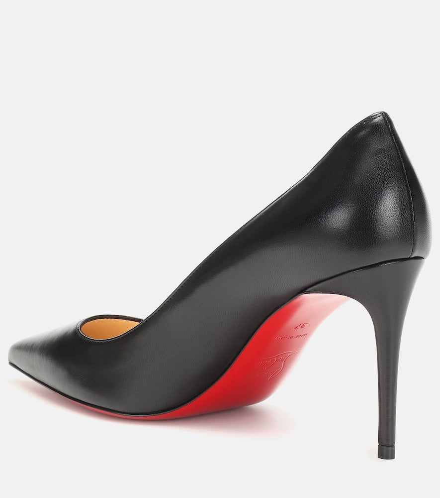 Black Christian Louboutin Kate 85 leather pumps - Mid Heel Pumps