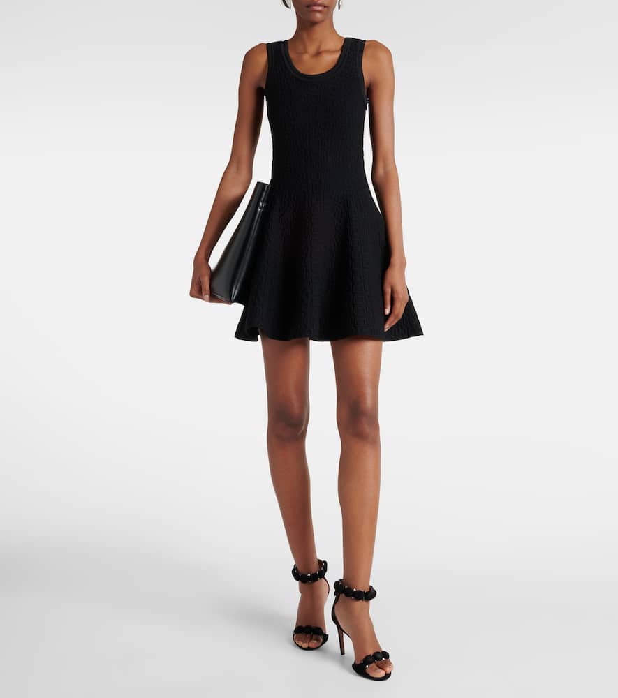 Alaia La Bombe 90 suede sandals