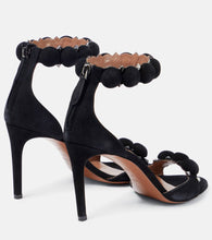 Alaia La Bombe 90 suede sandals