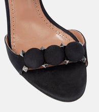 Alaia La Bombe 90 suede sandals