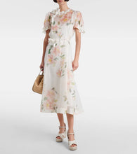 Jimmy Choo Dellena 100 leather-trimmed espadrilles