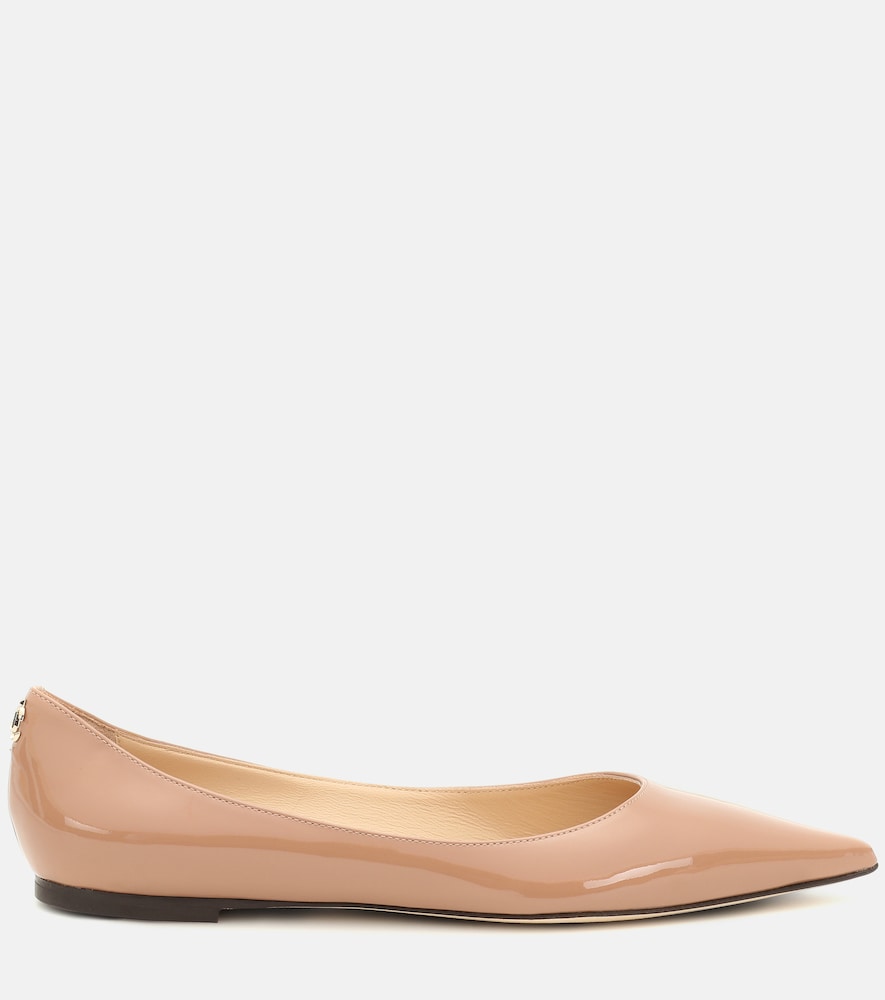 Jimmy Choo Love patent leather ballet flats