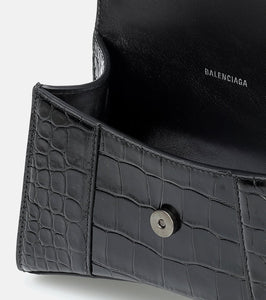 Balenciaga Hourglass XS leather crossbody bag