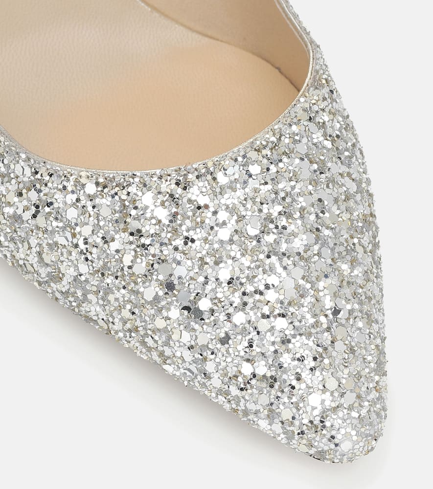 Jimmy Choo Romy 60 glitter pumps