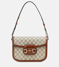 Gucci Gucci Horsebit 1955 GG shoulder bag - Gucci Gucci 马衔扣 1955 GG 单肩包