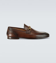 Gucci Gucci Jordaan leather loafers - Gucci 古驰 Jordaan 皮革乐福鞋