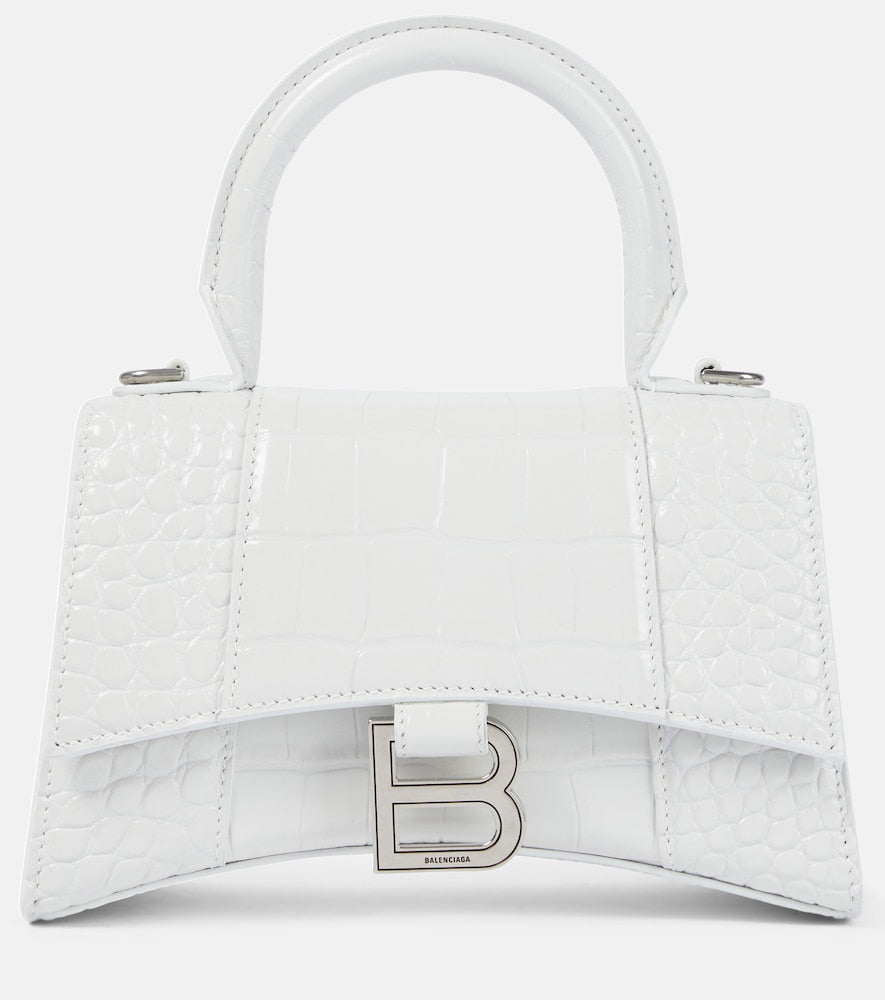 Balenciaga Hourglass XS leather crossbody bag - Balenciaga Hourglass XS 皮革斜挎包