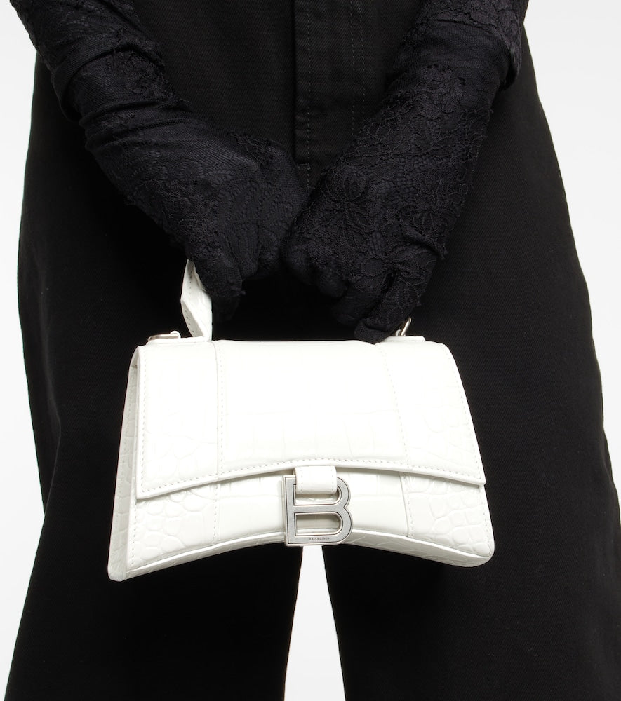 Balenciaga Hourglass XS leather crossbody bag