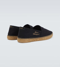 Saint Laurent Embroidered logo canvas espadrilles