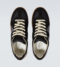 Maison Margiela Replica leather and suede sneakers